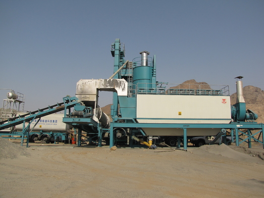 30 Cubic Meter Asphalt Tank Mobile Asphalt Batching Plant With 300000 KCAL Boiler