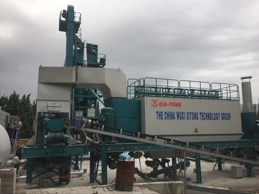 30T Filler Tank Full Automatic Batching Plant , Asphalt Mobile Plant Ingersoll Rand Air Compressor
