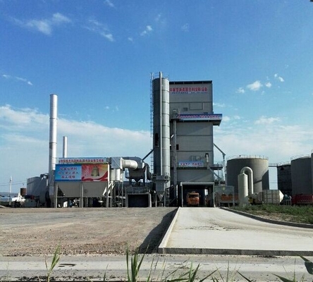 Little Emission Full Green Type Asphalt Processing Plant , Asphalt Mixer Plant With Filler Tank
