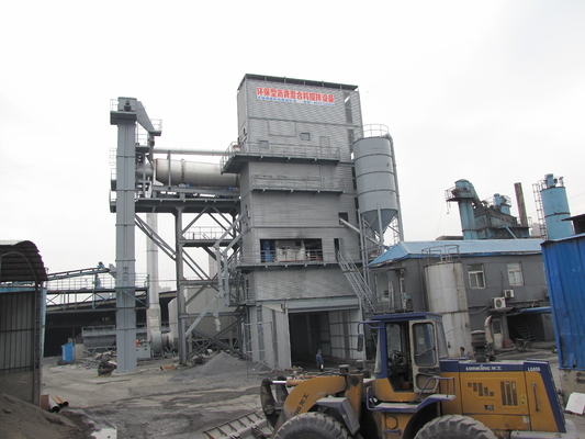 160KW Draught Fan QLB-3000 Model Asphalt Hot Mix Plant With Bag Dust Filtering