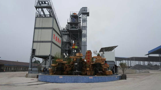 160KW Draught Fan QLB-3000 Model Asphalt Hot Mix Plant With Bag Dust Filtering
