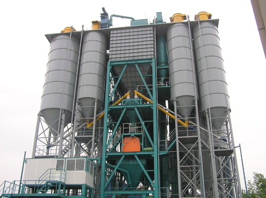3 - Point Suspension Type Weighing Dry Mortar Mixer Road Machinery Equipment 8000kg / Batch