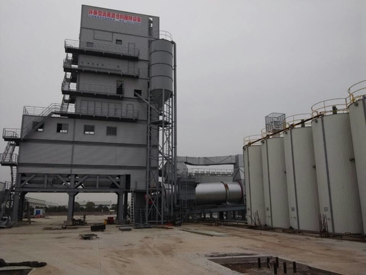 260 Tph Conveyor Belt 45 KW Burner Fan Asphalt Batch Plant 875L / Min Bitumen Pump